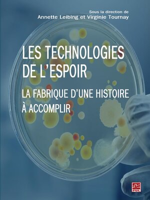 cover image of Les technologies de l'espoir